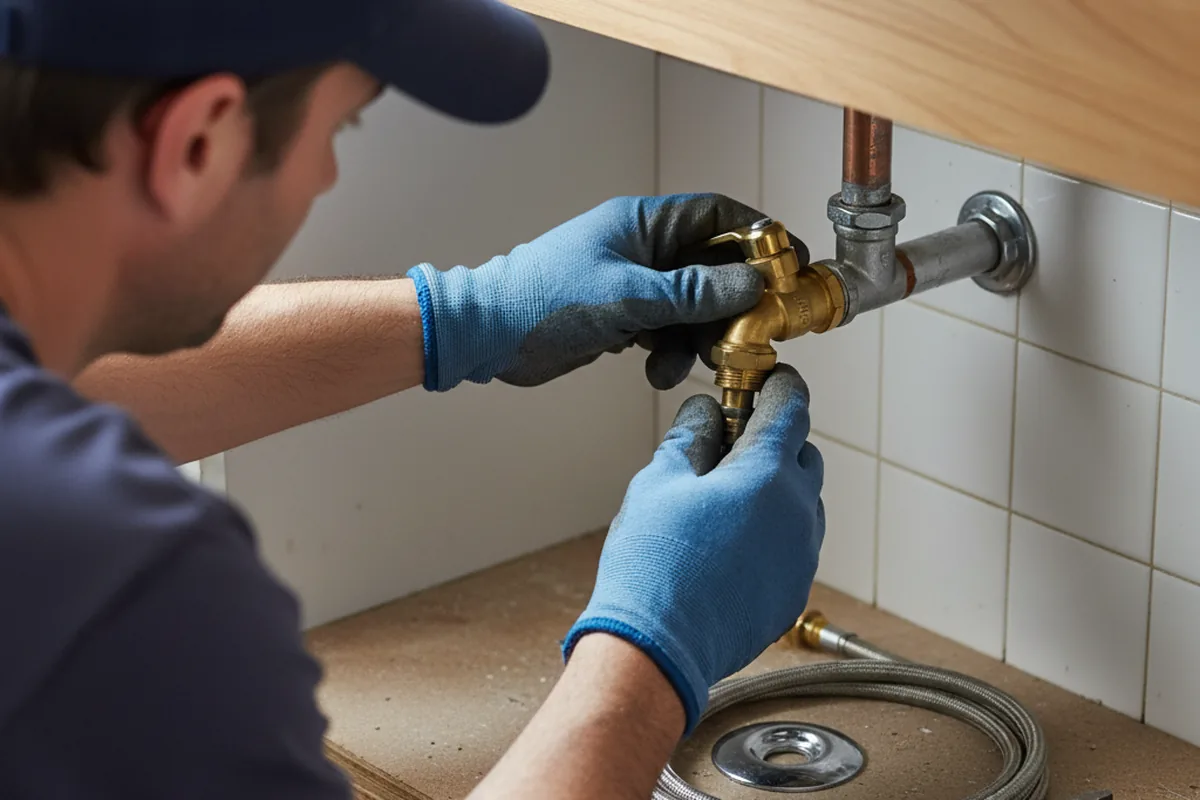 Shutoff valve and fitting work during Repiping in West Elizabeth